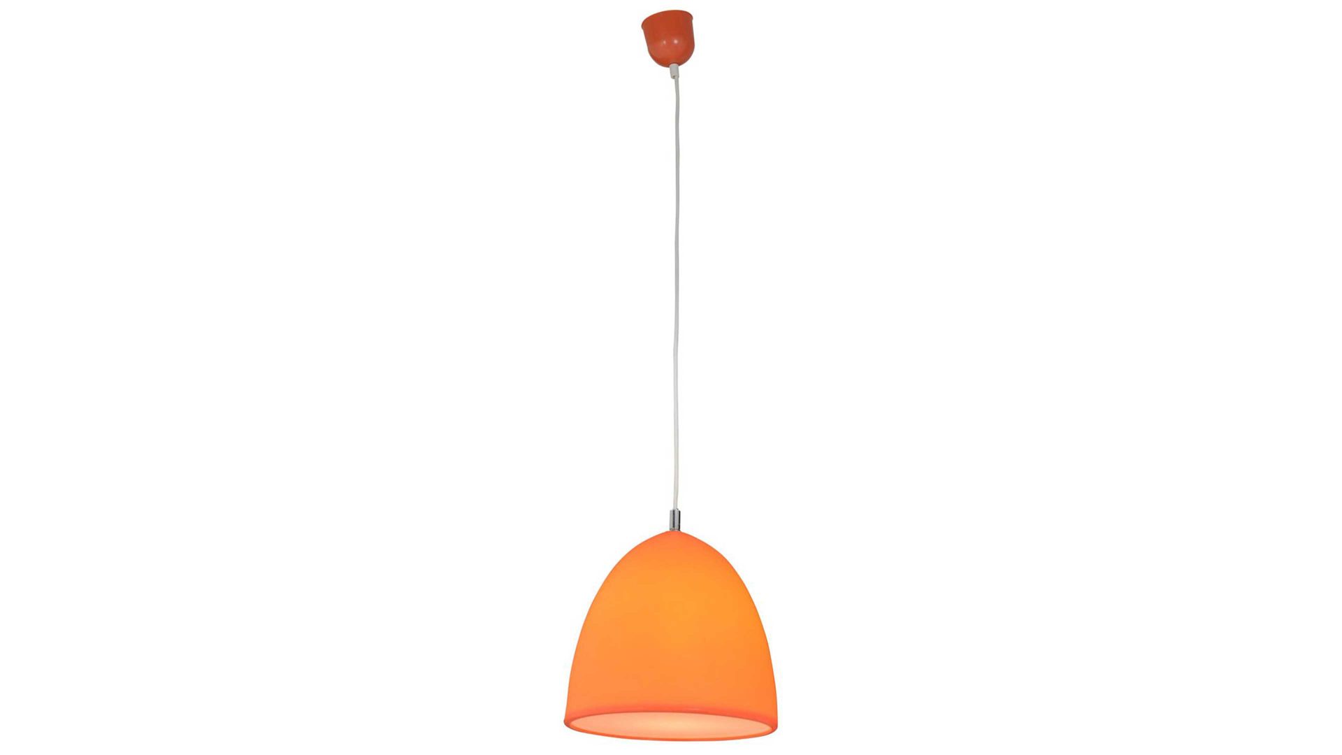 Wohnland Breitwieser , Lampen + Leuchten A-Z, näve, näve  Silikon-Pendelleuchte Fancy, oranges Silikon – Durchmesser ca. 25 cm