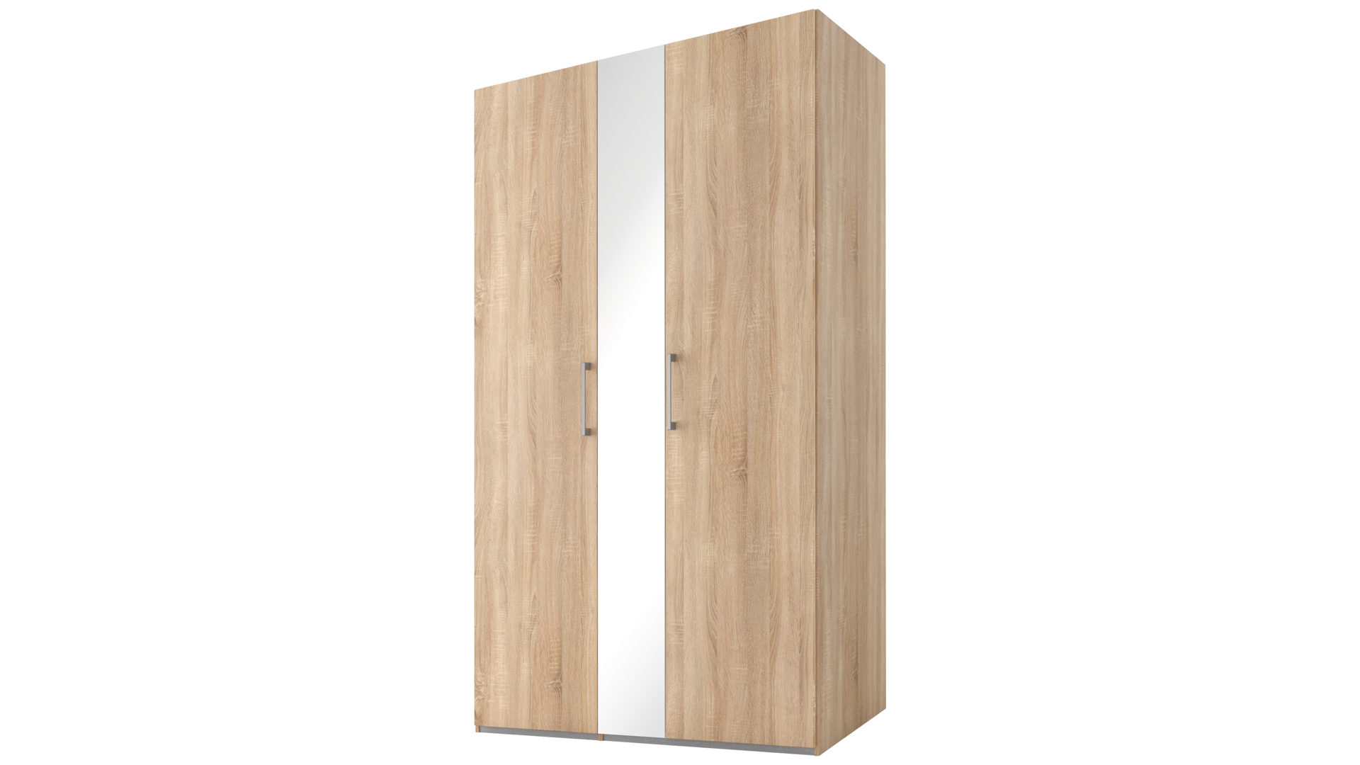 rauch, Eiche Breitwieser Kleiderschrank Türen, 125 One Breite , – cm 200, zwei Wohnland PAIDI, Kleiderschrank, Artisan ca.
