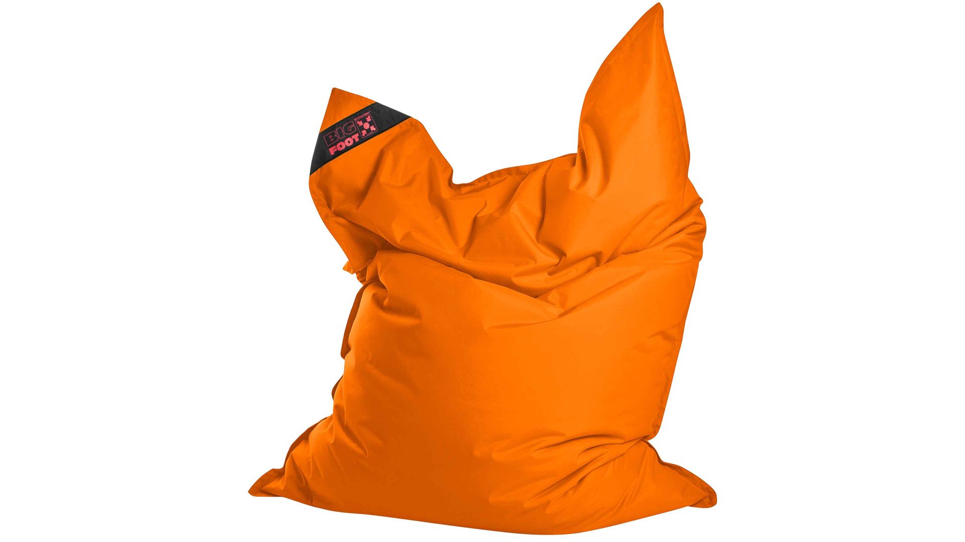 Wohnland Breitwieser , Markenshops, KAWOO, Wohnzimmer, SITTING, SITTING  POINT Sitzsack bigfoot scuba® - Sitzmöbel, orange Kunstfaser - ca. 130 x  170 cm