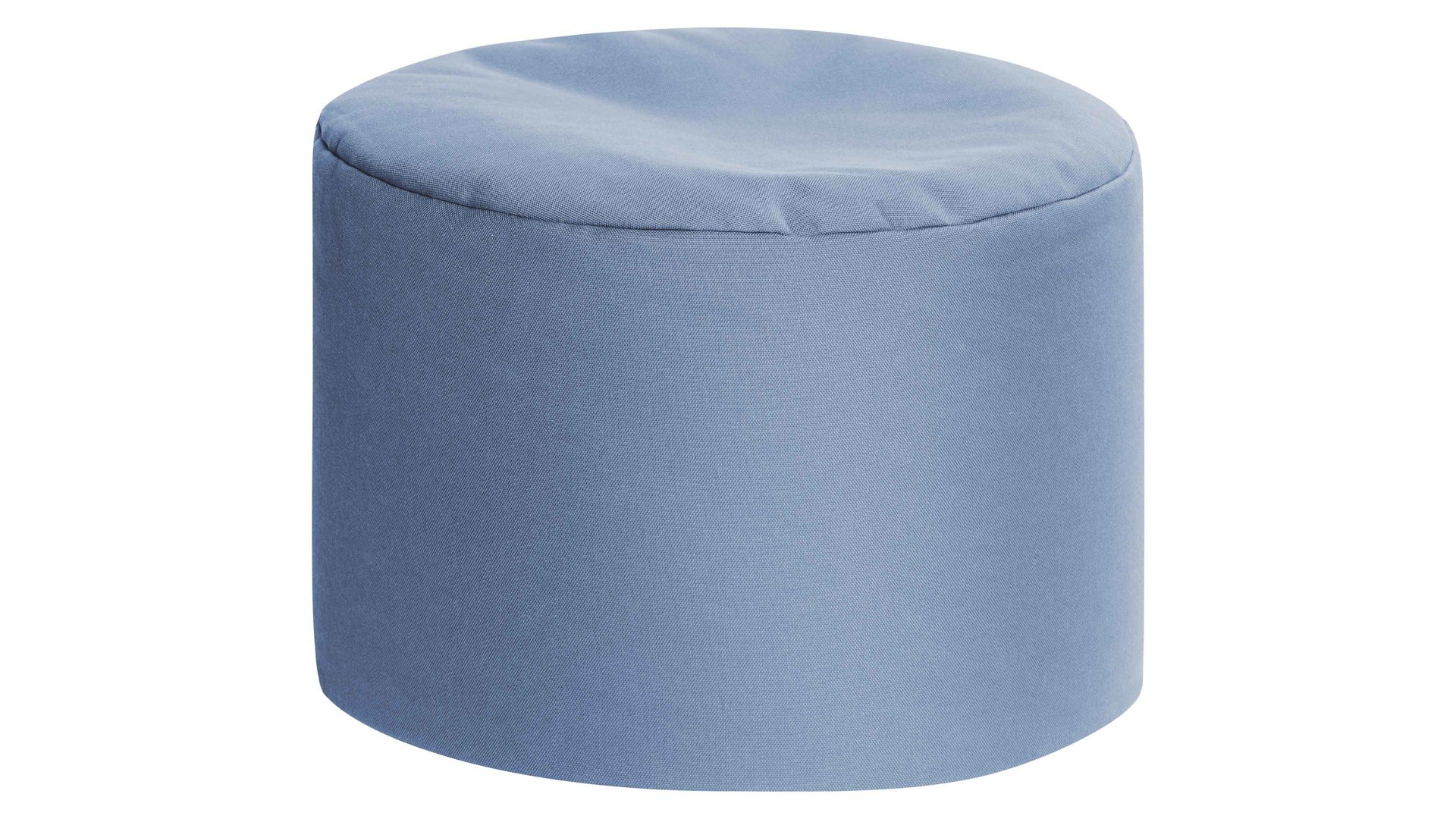 Wohnland Breitwieser , Möbel ca. Durchmesser Couch, als Outdoor-Kunstfaser A-Z, 60 dotcom – SITTING, + POINT Kleinmöbel, Sitzsack-Hocker outside blaue Sofa SITTING cm Einzelsofas