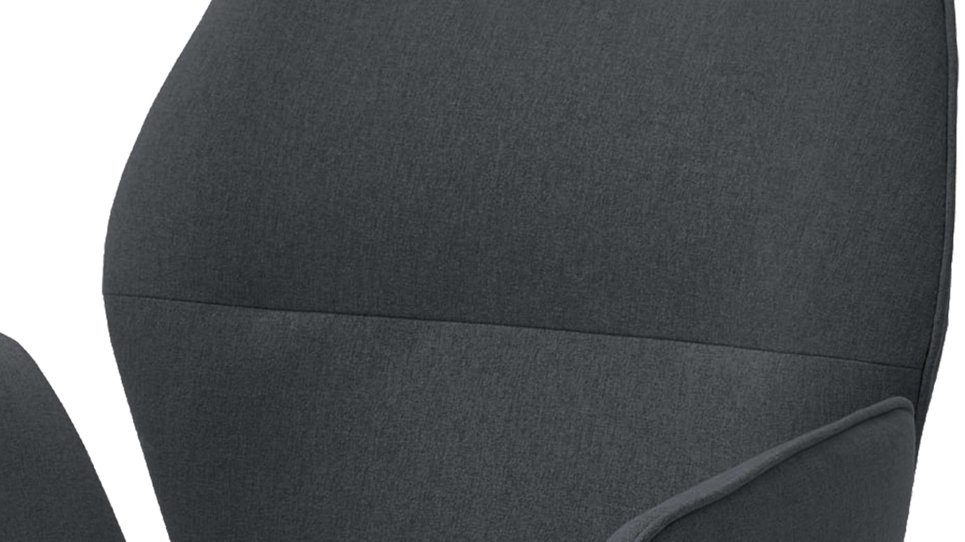 Wohnland Breitwieser , Markenshops, Kare Design, Stühle & Sessel, NIEHOFF,  HABUFA, NIEHOFF SITZMÖBEL Armlehnstuhl Merlot, Rückholfunktion -  graphitfarbener Webstoff Venice 850 & Wildeiche