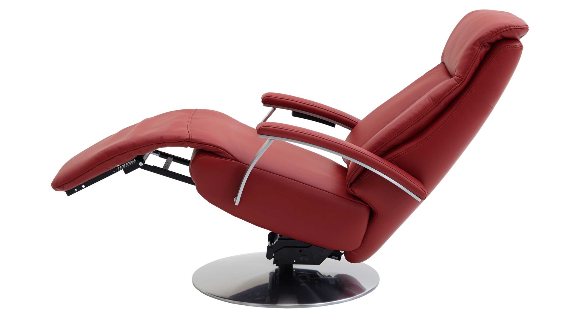  Keyohome Universal-Bezug für Relaxsessel mit verstellbarer  Rückenlehne, gesteppt, rutschfest, Antifouling, 1 Sitzer rot