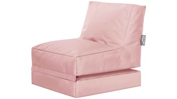 Wohnland Breitwieser , SITTING roséfarbener Plüsch-Sitzsack Möbel 120 ca. A-Z, Plüschbezug Liter Schränke, - Fluffy Flurschränke, SITTING, Sitzmöbel, POINT Hearts L als